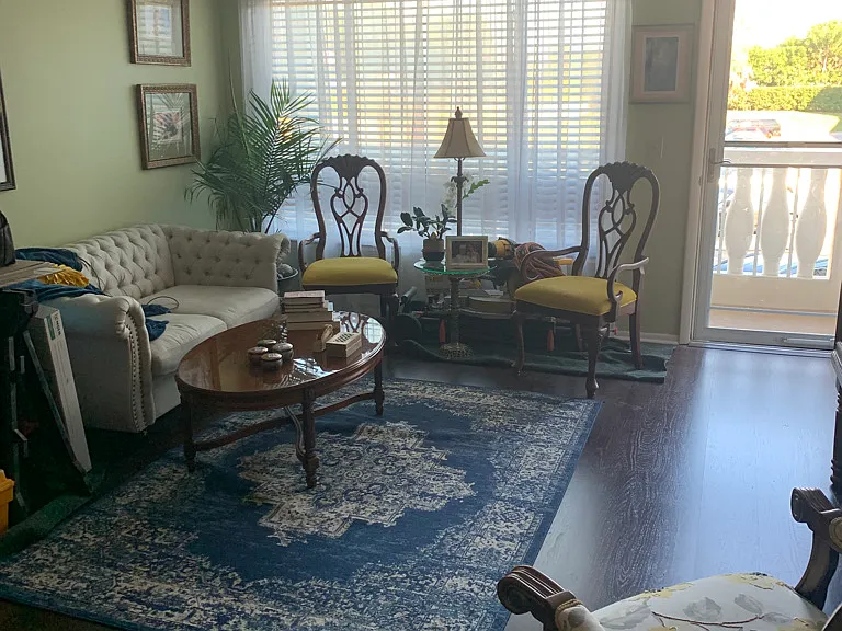 Living room viw from dining room