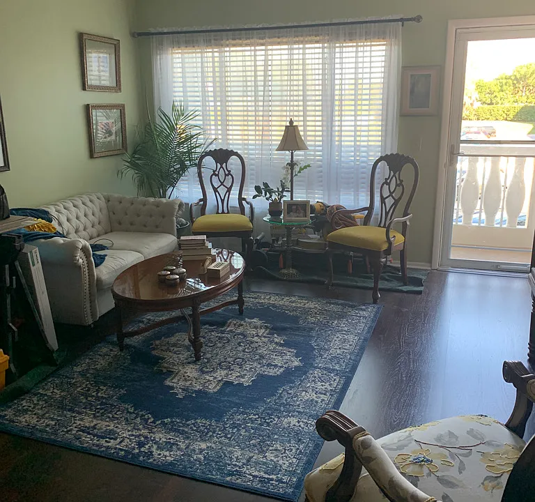 Living room viw from dining room