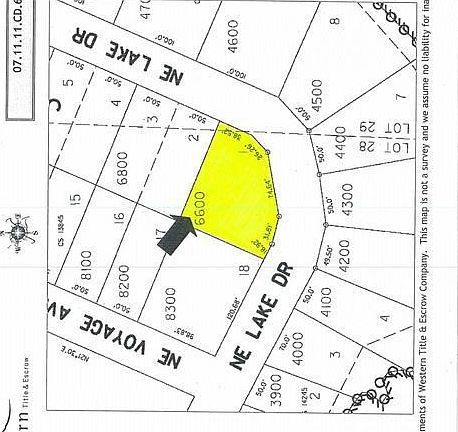 Large .24 acre lot