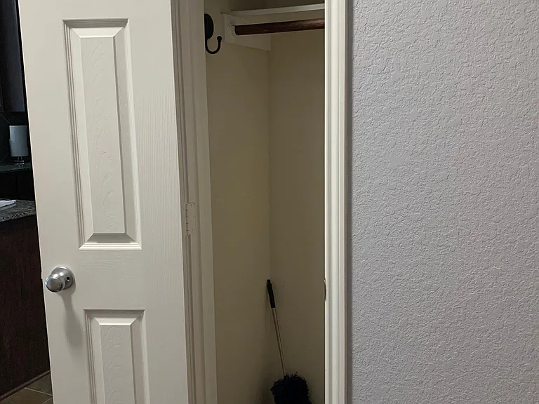 Front entry closet