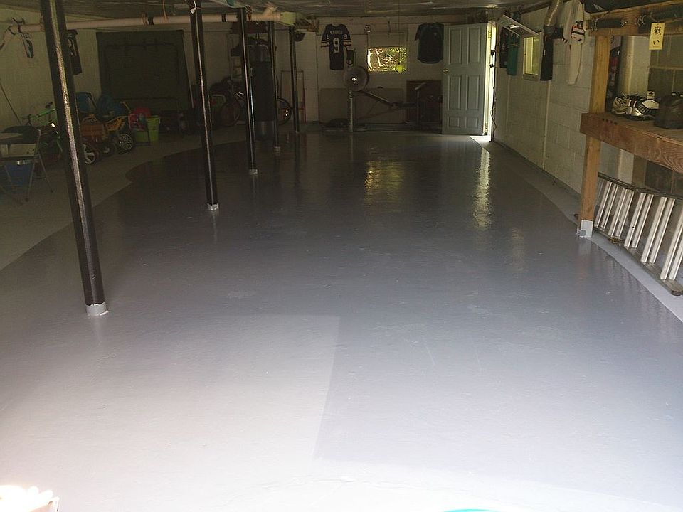 Garage floor = 1200 sq ft