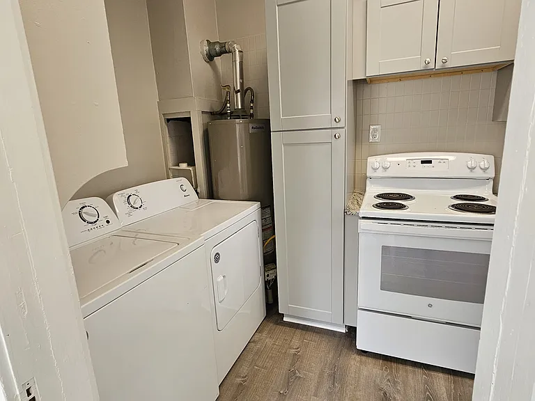 Included Washer and dryer