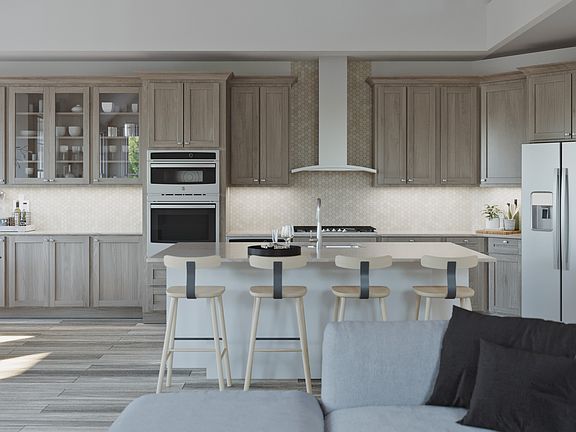 Kitchen with spacious island