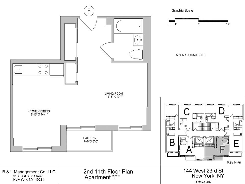 2nd image of 144 W 23rd St APT 4F