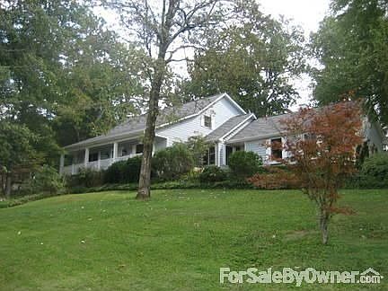The house from the curb