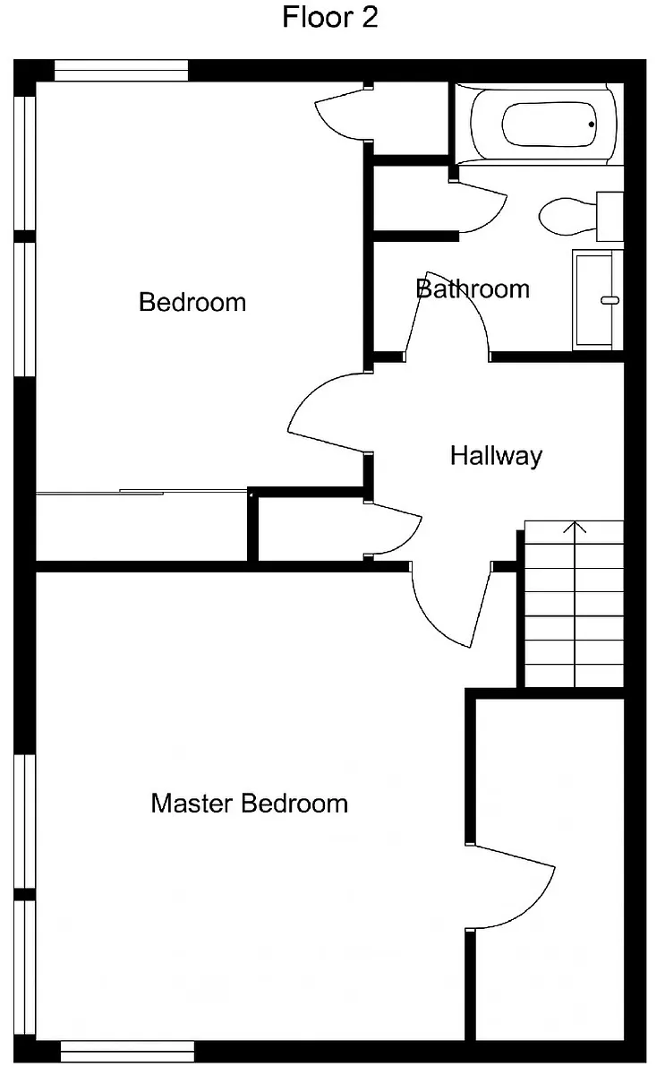 Floor plan 2 Bedroom