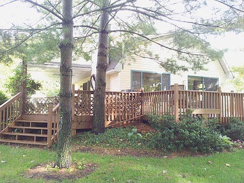 West (lake-side) deck