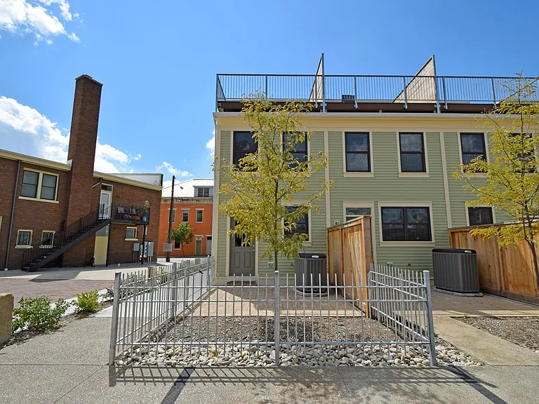 Rear entrance with patio