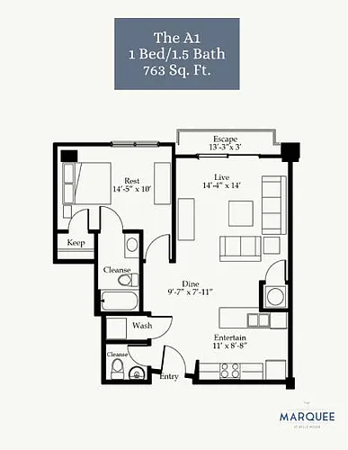 Floor plan A1