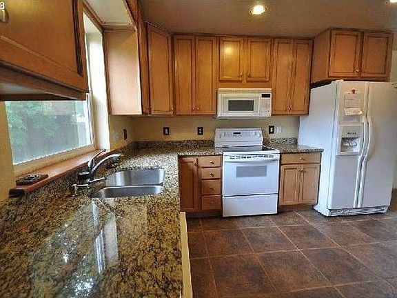 side view of kitchen
