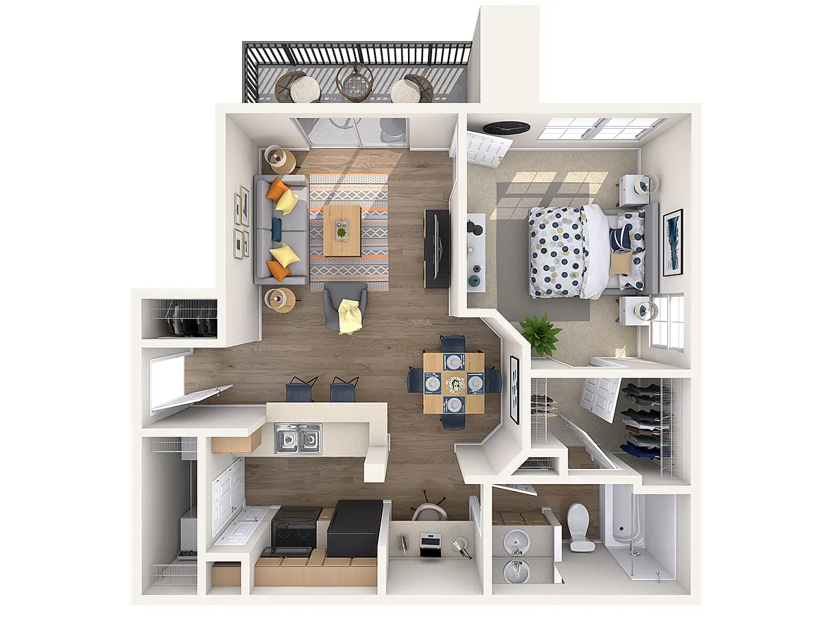 Floor plan A1 - Affordable