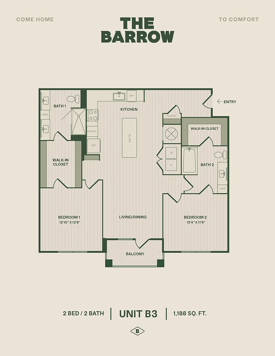 Floor plan B3