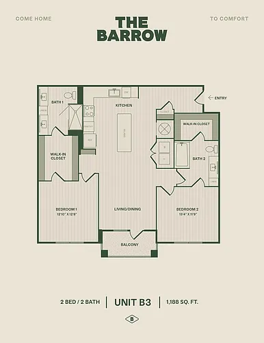 Floor plan B3