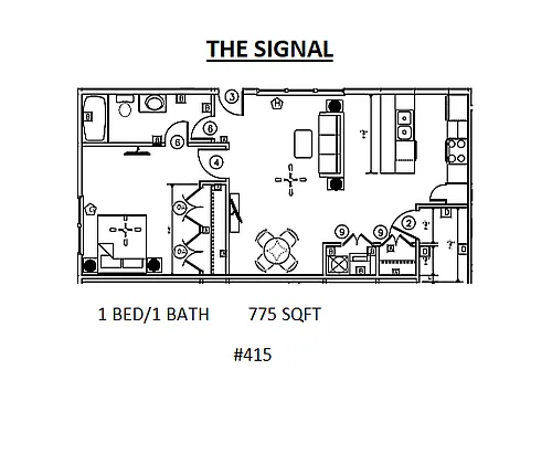 Floor plan The Signal