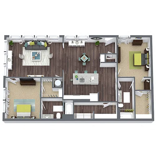 Floor plan B3 - Terrace Level