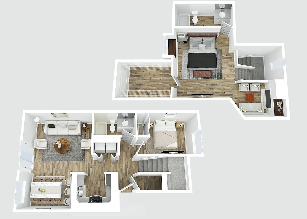 Floor plan 2X2 C
