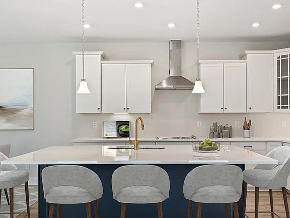 Kitchen with spacious island