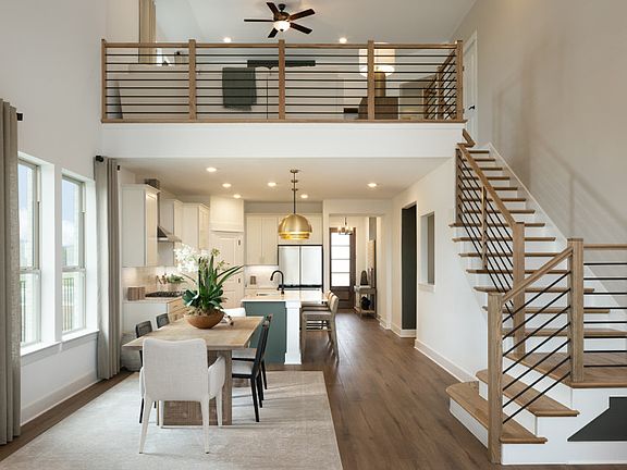 Open Concept Layout with High Ceilings