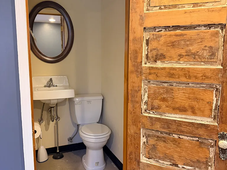 1/2 bathroom downstairs