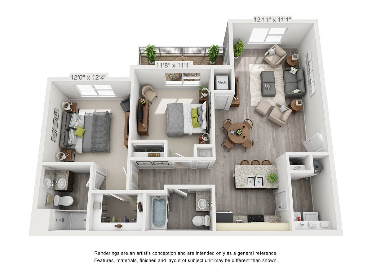 Floor plan The Crescendo