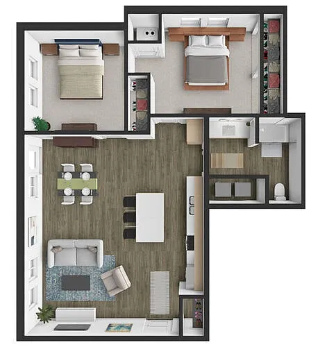 Floor plan The Gray