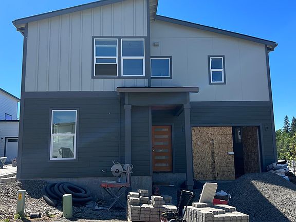 Front of house, which faces west