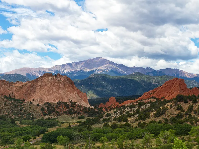Pikes Peak is just a short drive away