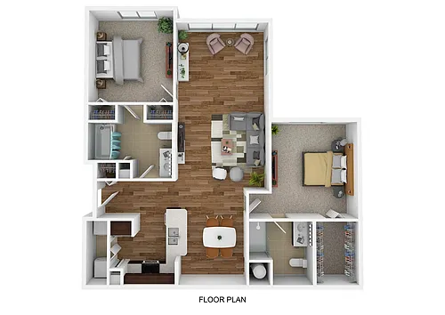 Floor plan Blue Spruce - Renovated