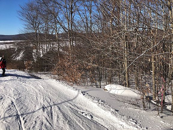 Level access to slope