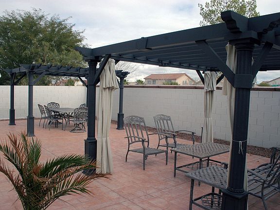 Pergolas in Backyard for Shade
