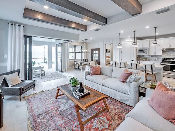 Open concept layout