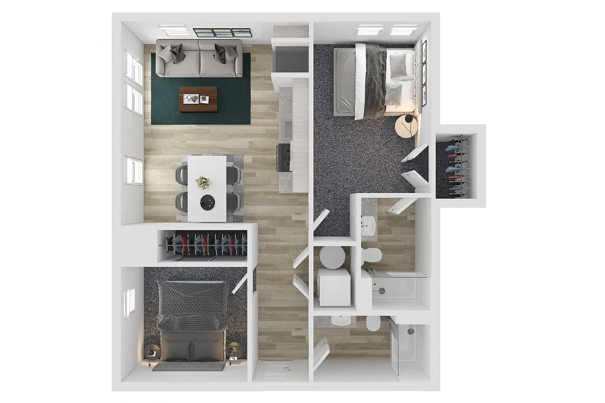 Floor plan B22