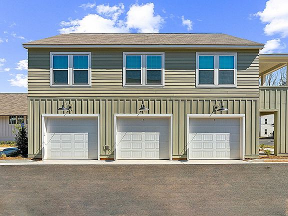 Building exterior of duplexes for rent