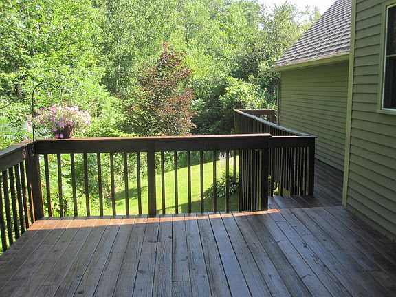 newly refinished deck