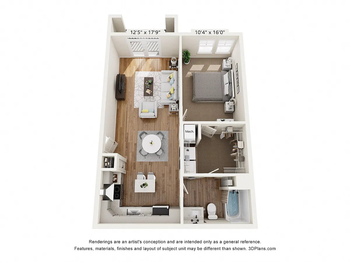 Floor plan A1B