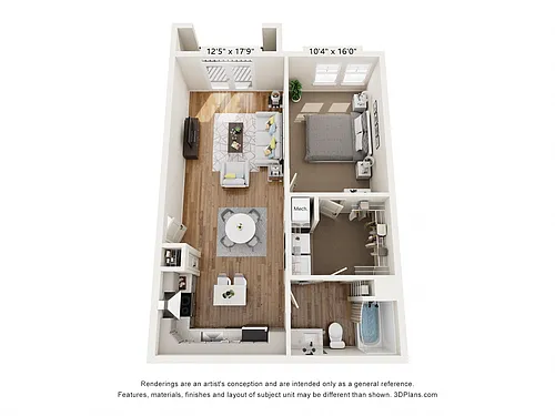 Floor plan A1B