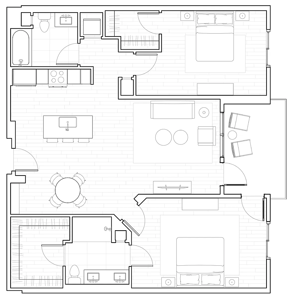 Floor plan B FOUR