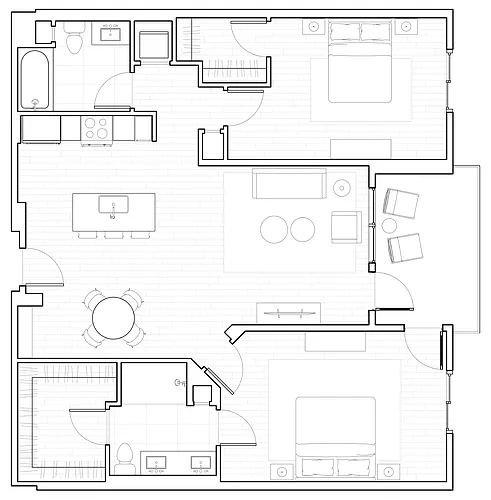 Floor plan B FOUR