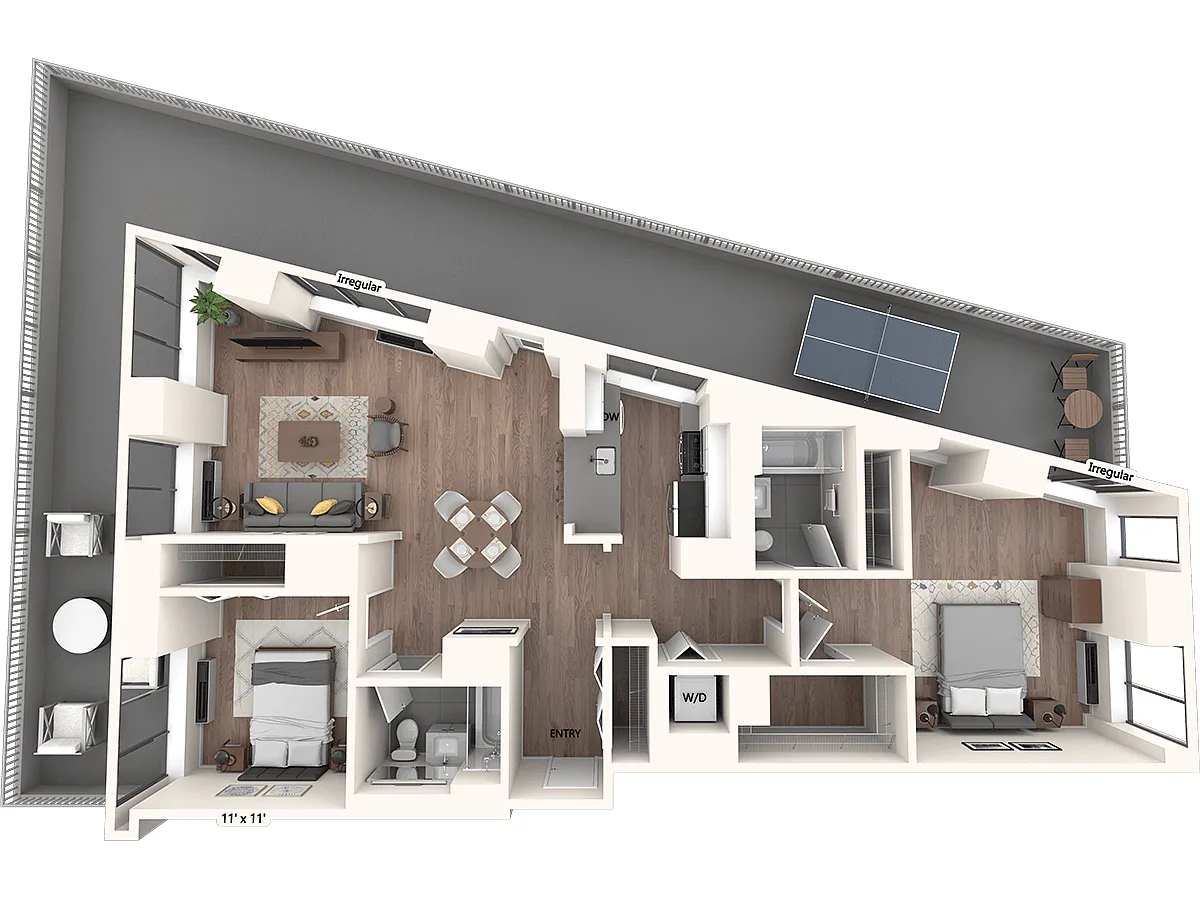 Floor plan B1-PH09-1176-ter
