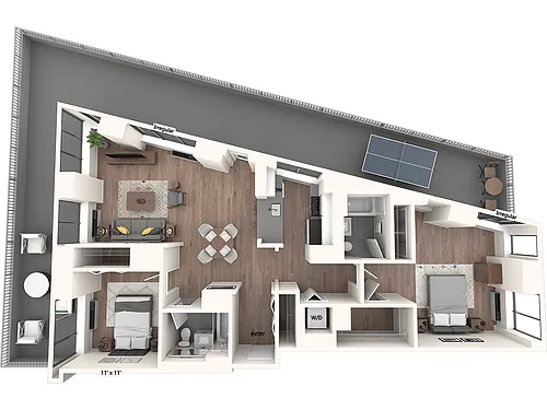 Floor plan B1-PH09-1176-ter