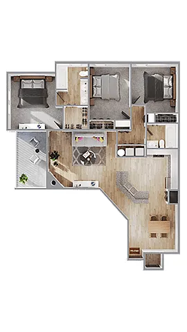 Floor plan 3A