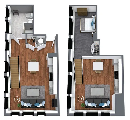 Floor plan Corner Loft