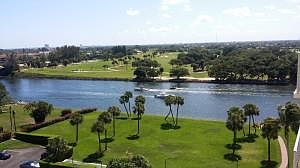 Golf course and intracoastal