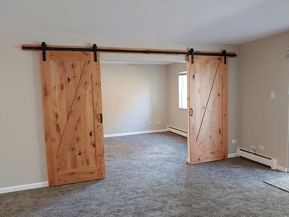Second Bedroom or Den Separated with Barn Doors