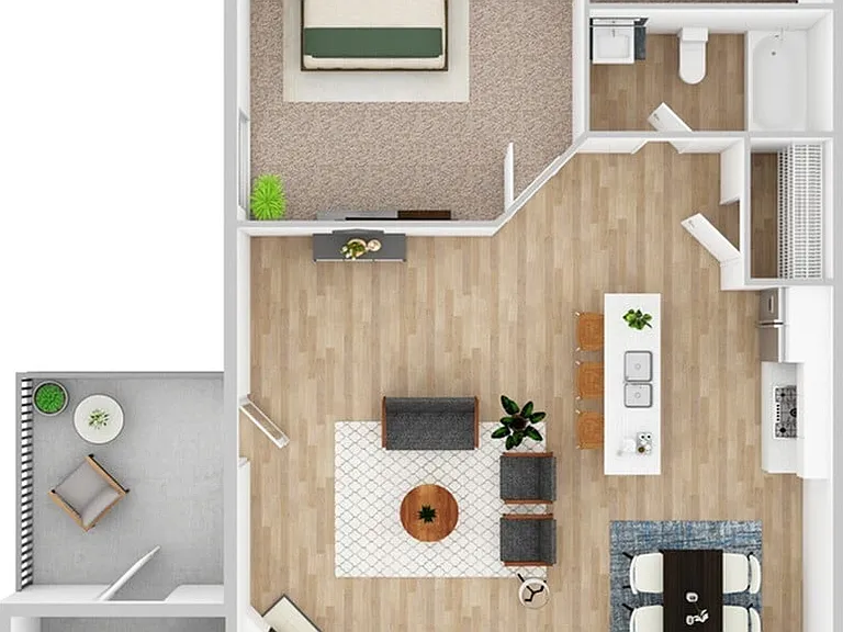 1 Bedroom | 1 Bath | 650 SF 1 Bedroom | 1 Bath | 650 SF