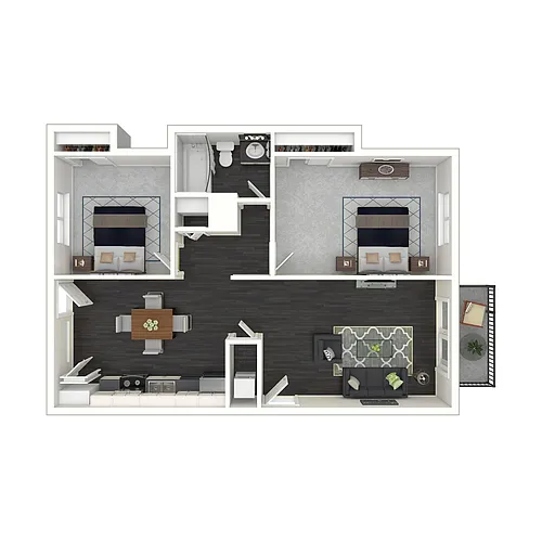 Floor plan 2X1A
