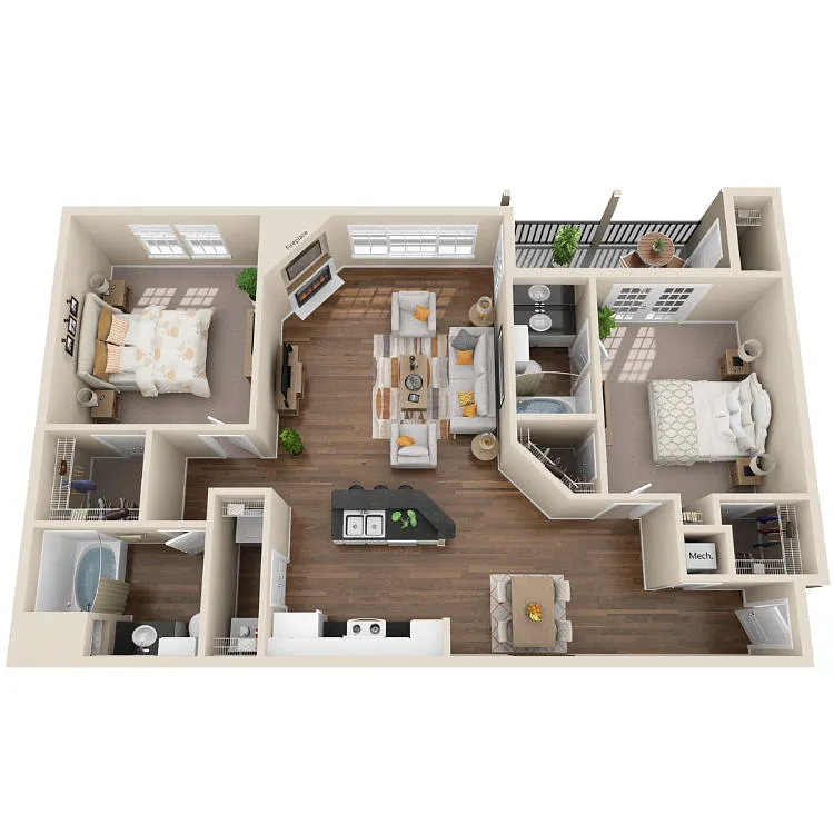 Floor plan Coconut Palm