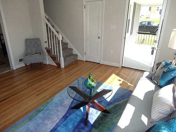 Refinished wood floors