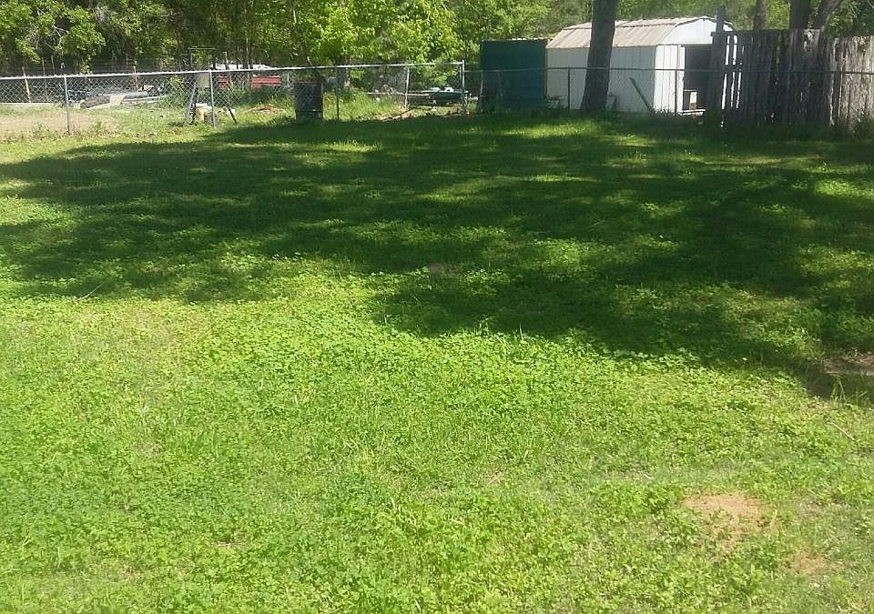 Large fenced yard