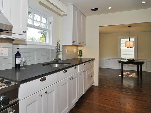 Kitchen with Honed Granite Counters